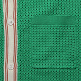 Pointelle Belle Shirt - Green/Ecru - Wax London - STAG Provisions - Tops - S/S Knit