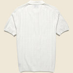 Pointelle Tellaro Shirt - Ecru - Wax London - STAG Provisions - Tops - S/S Knit