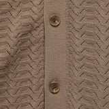 Pointelle Tellaro Shirt - Brown - Wax London - STAG Provisions - Tops - S/S Knit