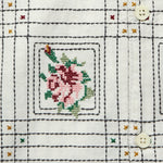 Didcot Tapestry Embroidered Shirt - Ecru - Wax London - STAG Provisions - Tops - S/S Woven - Floral