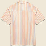 Didcot Pastel Stripe Shirt - Pastel Pink/White - Wax London - STAG Provisions - Tops - S/S Woven - Stripe