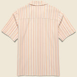 Didcot Pastel Stripe Shirt - Pastel Pink/White - Wax London - STAG Provisions - Tops - S/S Woven - Stripe