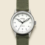 Automatic Standard Issue Field Watch 38mm - White/Olive - Weiss Watch Co - STAG Provisions - Accessories - Watches