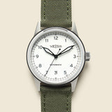 Automatic Standard Issue Field Watch 38mm - White/Olive - Weiss Watch Co - STAG Provisions - Accessories - Watches