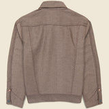 Wabash Stripe Moleskin Ranch Jacket - Espresso Brown - Wythe - STAG Provisions - Outerwear - Coat / Jacket