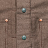 Wabash Stripe Moleskin Ranch Jacket - Espresso Brown - Wythe - STAG Provisions - Outerwear - Coat / Jacket