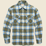 Pearl Snap Flannel - Gold Ravine - Wythe - STAG Provisions - Tops - L/S Woven - Plaid