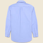 Moleskin Pearl Snap Shirt - Cornflower - Wythe - STAG Provisions - Tops - L/S Woven - Solid