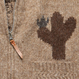 Armadillo Cardigan - Dark Brown - Wythe - STAG Provisions - Tops - Sweater