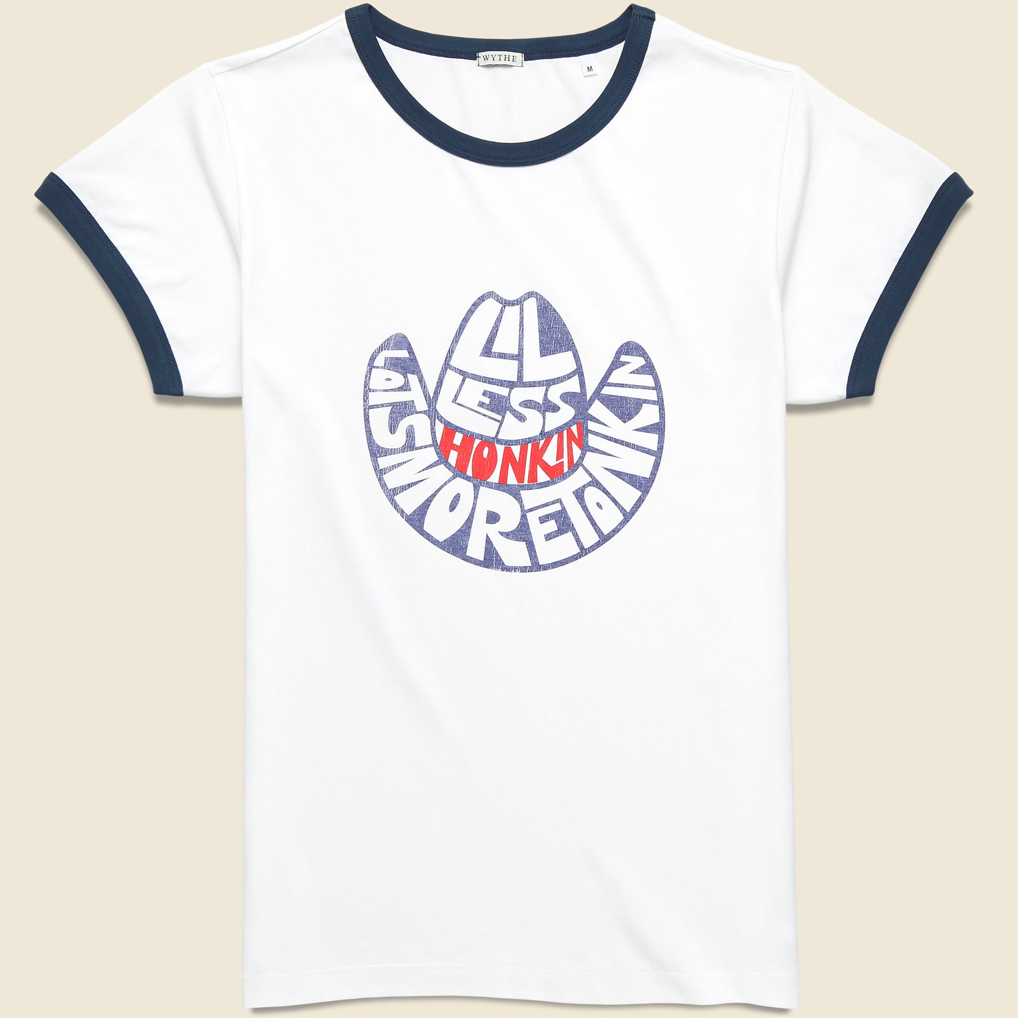 Tonkin' Ringer Tee - White