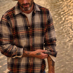 Arc Shirt - Off White - Portuguese Flannel - STAG Provisions - Tops - L/S Woven - Plaid