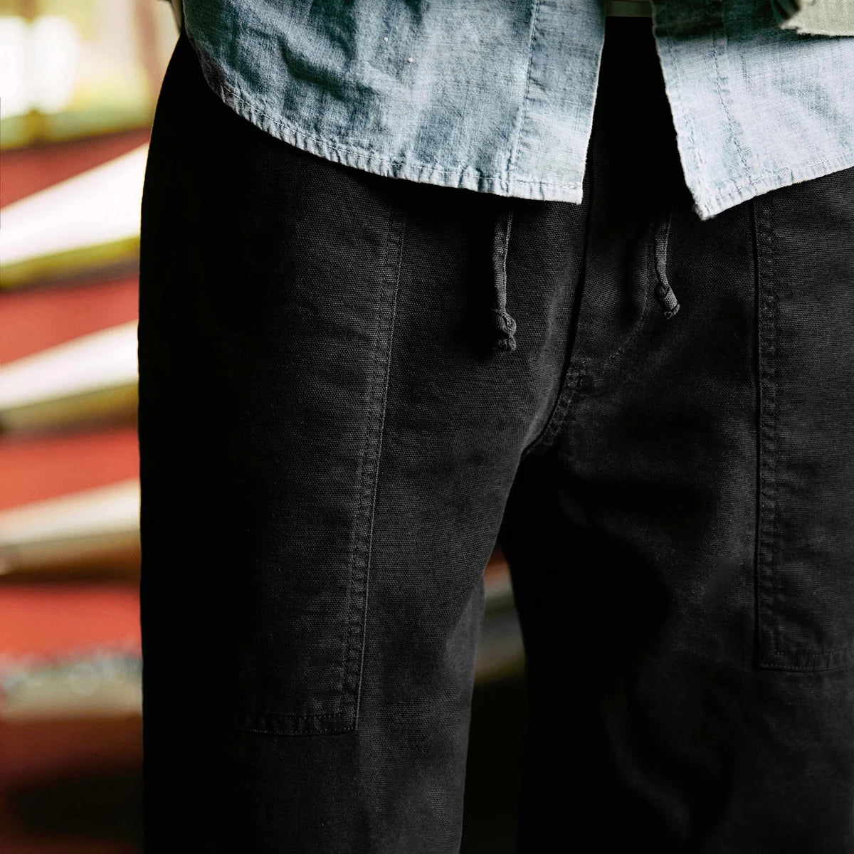 
                          Ventura Chore Pant - Faded Black - Imogene + Willie - STAG Provisions - Pants - Twill
                        