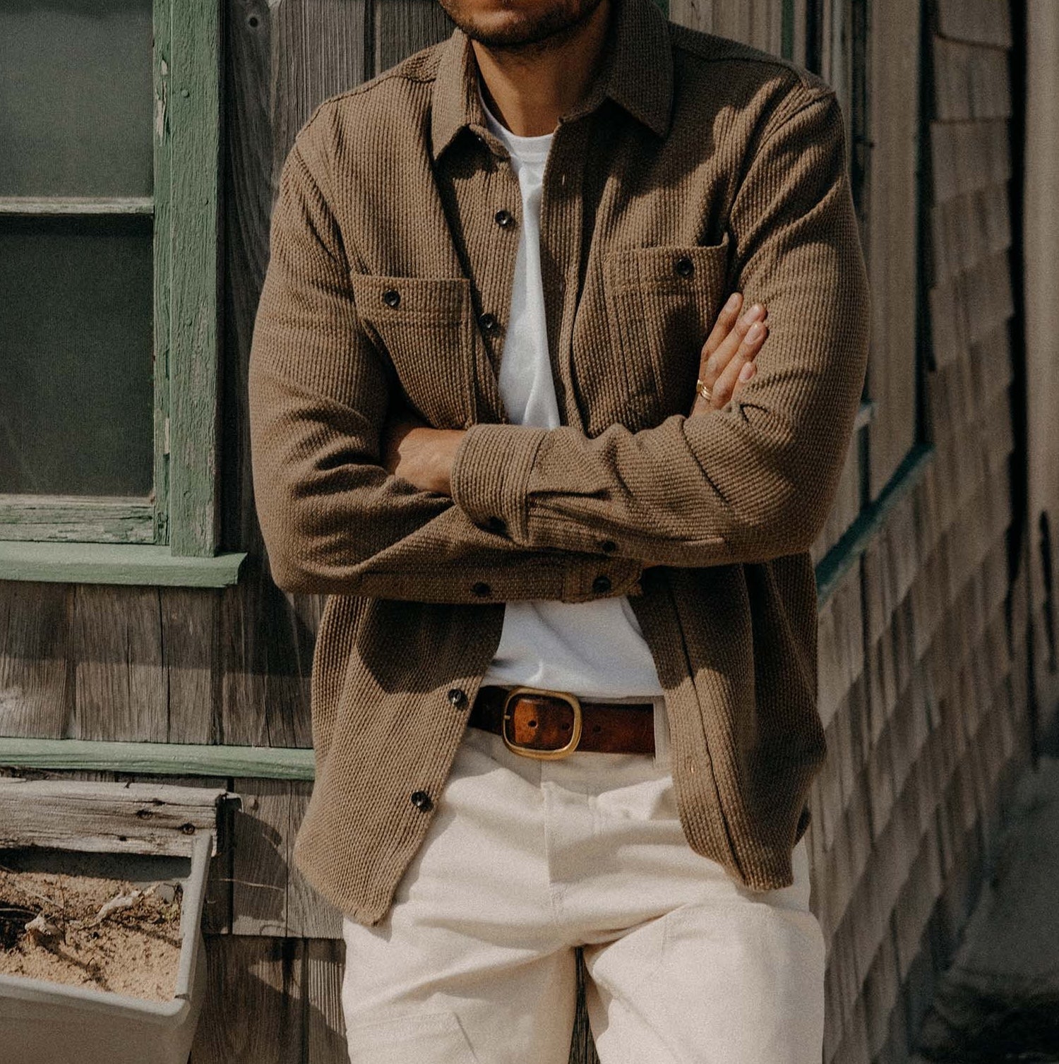 
                          Utility Shirt - Cypress Sashiko - Taylor Stitch - STAG Provisions - Tops - L/S Woven - Solid
                        