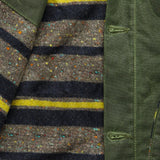 Supply Jacket - Blanket Lined Waxed Olive Ridgeline - Rogue Territory - STAG Provisions - Outerwear - Coat / Jacket