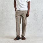 Chalk Stripe Tyne Trouser - Natural - Wax London - STAG Provisions - Pants - Lounge