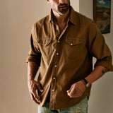 Hayes Pearl Snap Shirt - Whisper - Imogene + Willie - STAG Provisions - Tops - L/S Woven - Solid