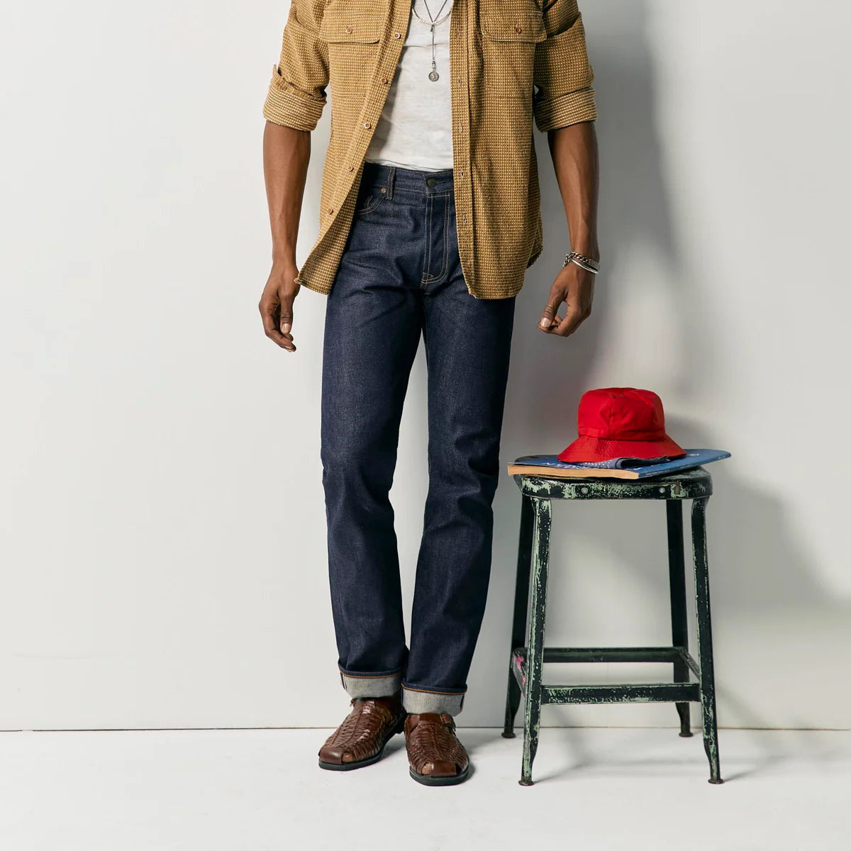 
                          Willie Straight Jean - Indigo Rigid - Imogene + Willie - STAG Provisions - Pants - Denim
                        