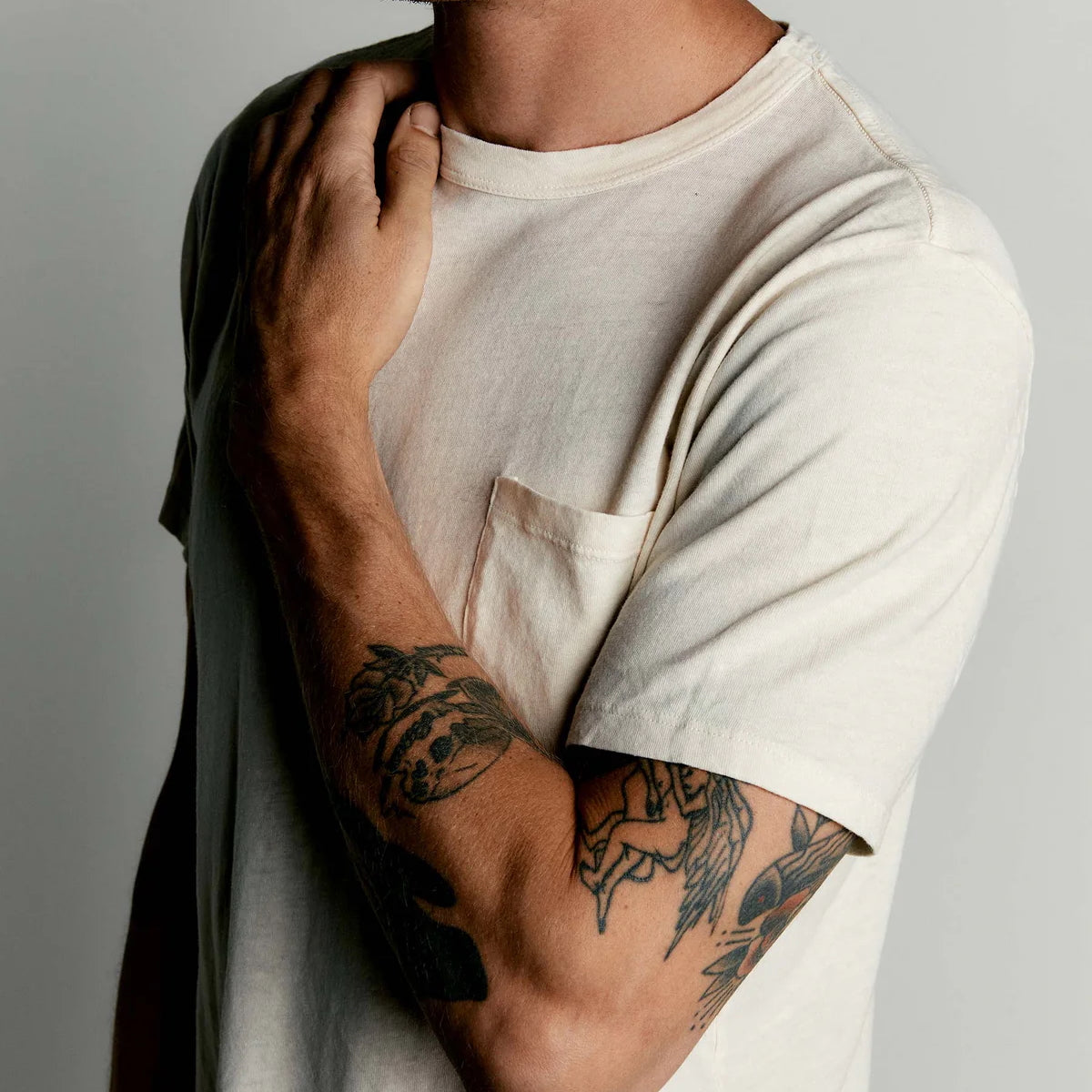 
                          Pocket Tee - Vintage White - Imogene + Willie - STAG Provisions - Tops - S/S Tee
                        