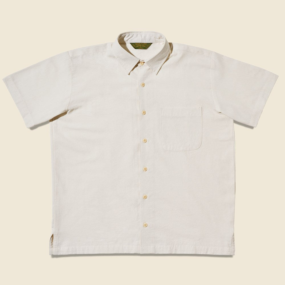 Cabana Shirt - Blanco - House of LAND - STAG Provisions - Tops - S/S Woven - Solid