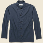 Bakers Poplin Overshirt - Navy - Universal Works - STAG Provisions - Tops - L/S Woven - Overshirt
