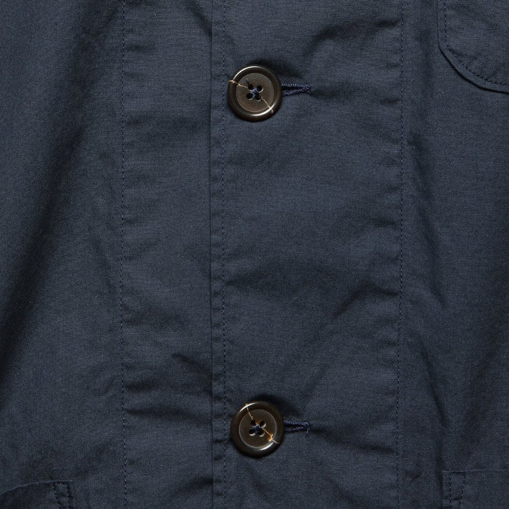 
                          Bakers Poplin Overshirt - Navy - Universal Works - STAG Provisions - Tops - L/S Woven - Overshirt
                        