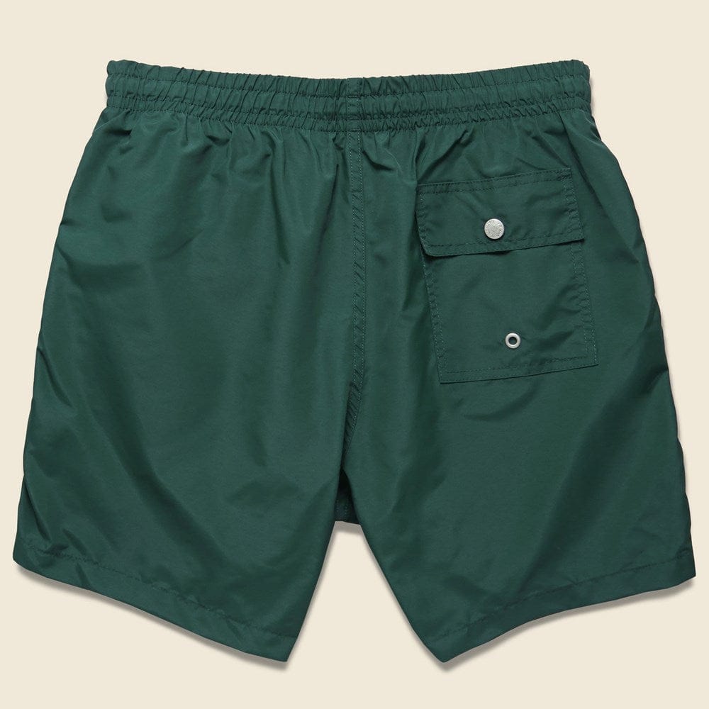 
                          5.5" Solid Swim Trunks - Pine - Bather - STAG Provisions - Shorts - Swim
                        