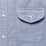 Short Sleeve Oxford Shirt - Sax - BEAMS+ - STAG Provisions - Tops - S/S Woven - Solid