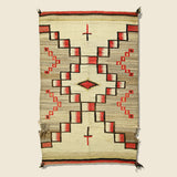 Hand-Woven Navajo Wool Rug - Red/Cream - Vintage - STAG Provisions - One & Done - Blankets & Textiles
