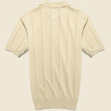 Knit Jacobs Polo - White - Far Afield - STAG Provisions - Tops - S/S Knit