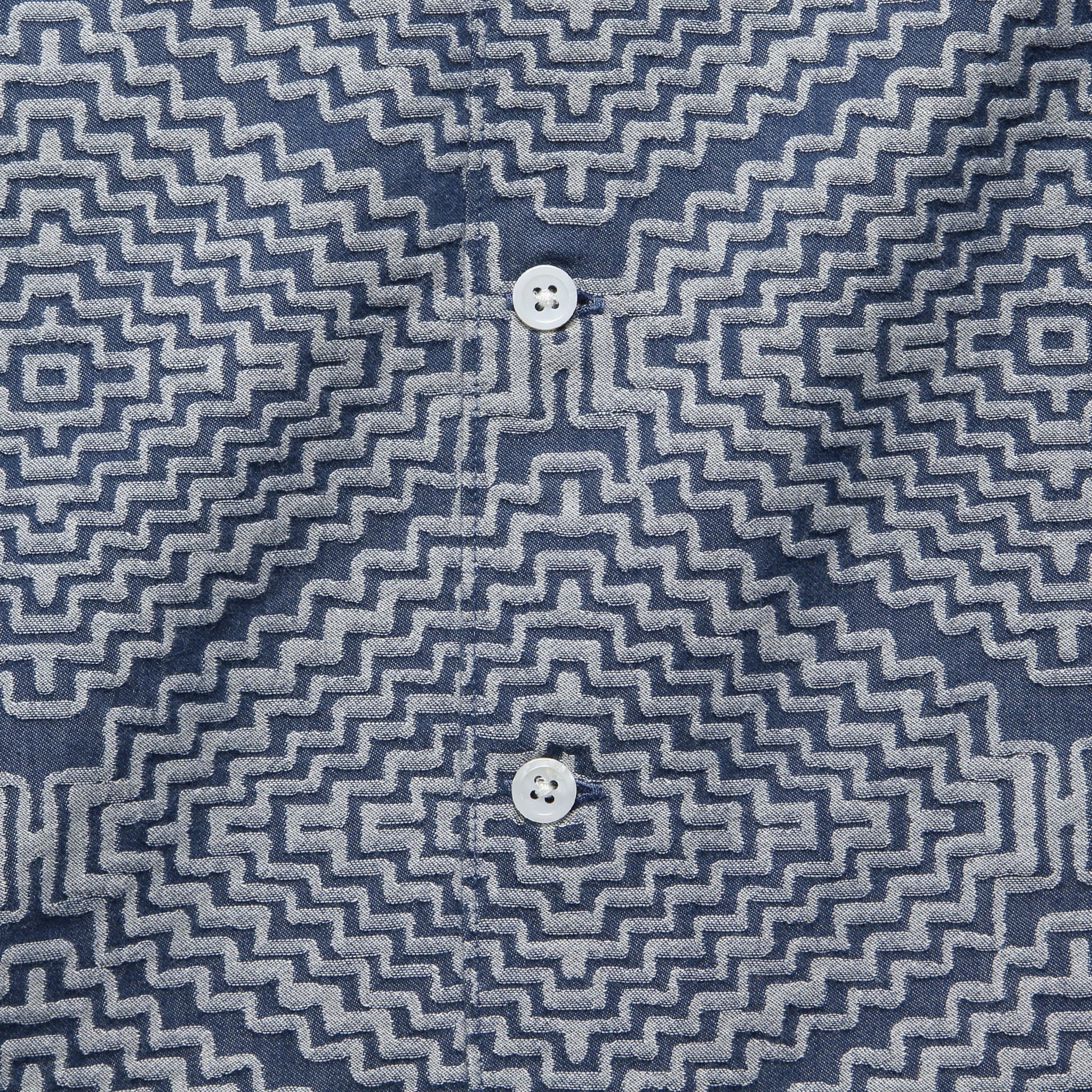 
                          Stachio Shirt - Tribal Navy - Far Afield - STAG Provisions - Tops - S/S Woven - Other Pattern
                        