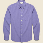 End on End School Shirt - Blue - Alex Mill - STAG Provisions - Tops - L/S Woven - Solid
