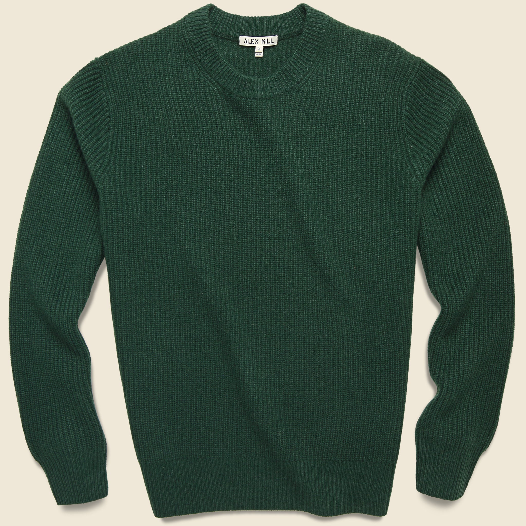 Cashmere Jordan Sweater - Heather Forest - Alex Mill - STAG Provisions - Tops - Sweater