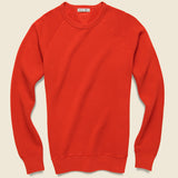 French Terry Sweatshirt - Berry Red - Alex Mill - STAG Provisions - Tops - Fleece / Sweatshirt