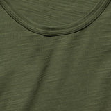 New Standard Slub Crew Tee - Deep Olive - Alex Mill - STAG Provisions - Tops - L/S Tee