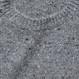 Alpaca Wool Donegal Crew Sweater - Stone Flag Grey - Alex Mill - STAG Provisions - Tops - Sweater
