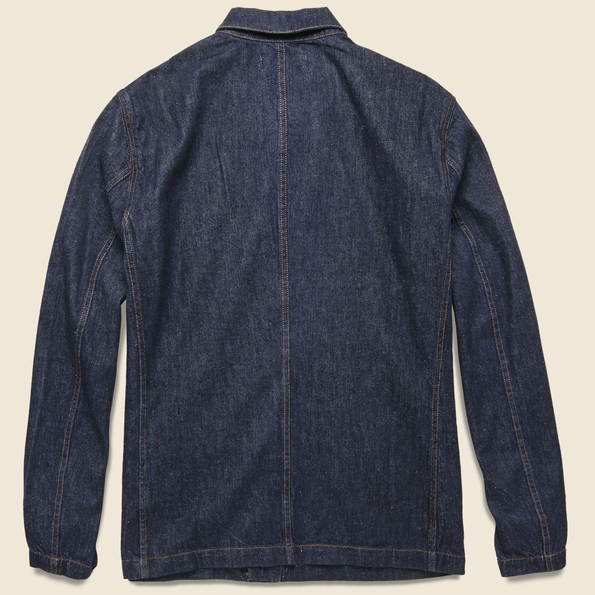 Nepped Denim Shirt Jacket - Rinse - Alex Mill - STAG Provisions - Outerwear - Shirt Jacket
