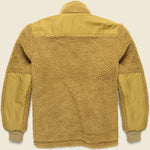 Sherpa Zip Jacket - Golden Khaki - Alex Mill - STAG Provisions - Outerwear - Coat / Jacket