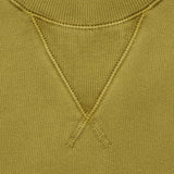 Garment Dyed Crewneck Sweatshirt - Golden Olive - Alex Mill - STAG Provisions - Tops - Fleece / Sweatshirt