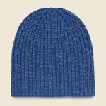 Cashmere Donegal Beanie - Blue - Alex Mill - STAG Provisions - Accessories - Hats