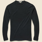 New Standard Slub Crew Tee - Black - Alex Mill - STAG Provisions - Tops - L/S Tee