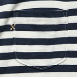 Even Stripe Tee - White/Navy - Alex Mill - STAG Provisions - Tops - S/S Tee