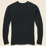 New Standard Slub Crew Tee - Black - Alex Mill - STAG Provisions - Tops - L/S Tee