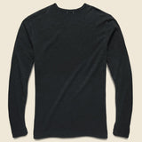 New Standard Slub Crew Tee - Black - Alex Mill - STAG Provisions - Tops - L/S Tee