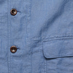 Mini Herringbone Sack Jacket - Light Blue - Alex Mill - STAG Provisions - Outerwear - Coat / Jacket