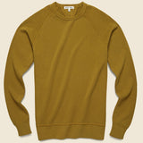 Standard Lightweight Sweatshirt - Golden Khaki - Alex Mill - STAG Provisions - Tops - Fleece / Sweatshirt