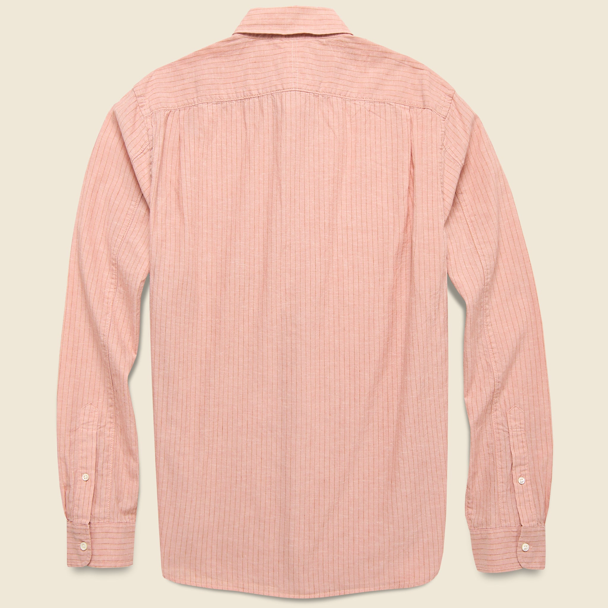 
                          Cotton Linen Stripe Shirt - Pink - Alex Mill - STAG Provisions - Tops - L/S Woven - Stripe
                        