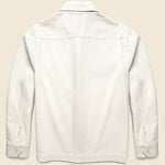 Upcycled Cotton Work Jacket - White - Alex Mill - STAG Provisions - Outerwear - Shirt Jacket