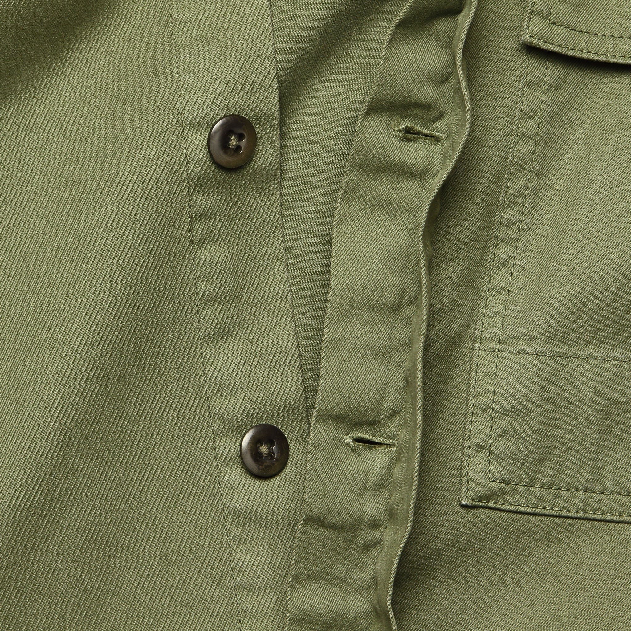 
                          Unisex Chino Jumpsuit - Military Green - Alex Mill - STAG Provisions - Pants - Jumpsuit
                        