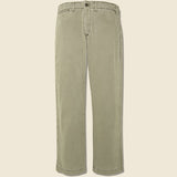 Straight Leg Vintage Wash Chino - Vintage Olive - Alex Mill - STAG Provisions - Pants - Twill
