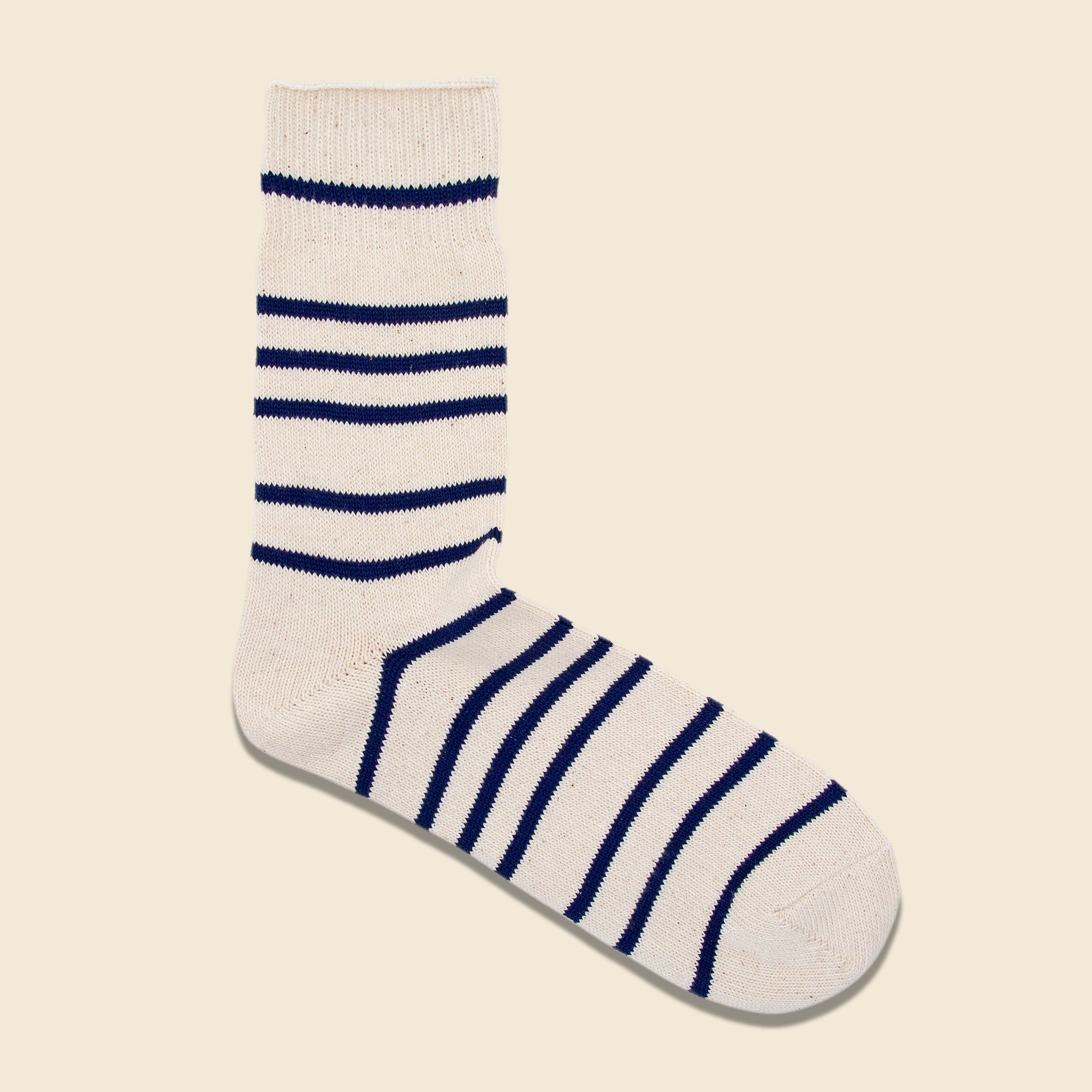 Multi Stripe 3/4 Sock - Navy - Anonymous Ism - STAG Provisions - Accessories - Socks